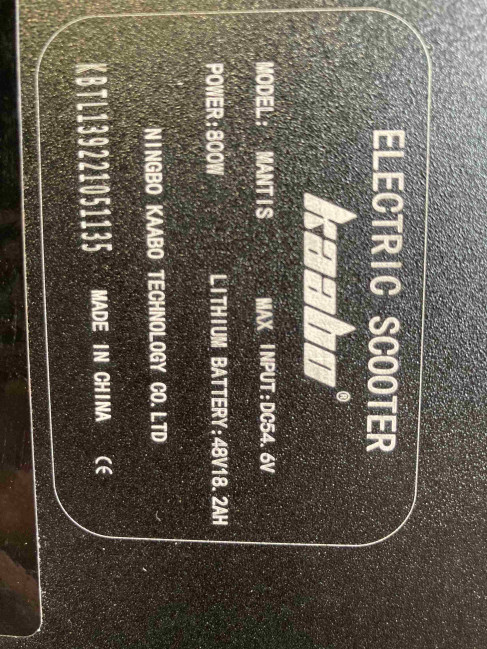 Kaabo Mantis 10 Plus ridden for1km